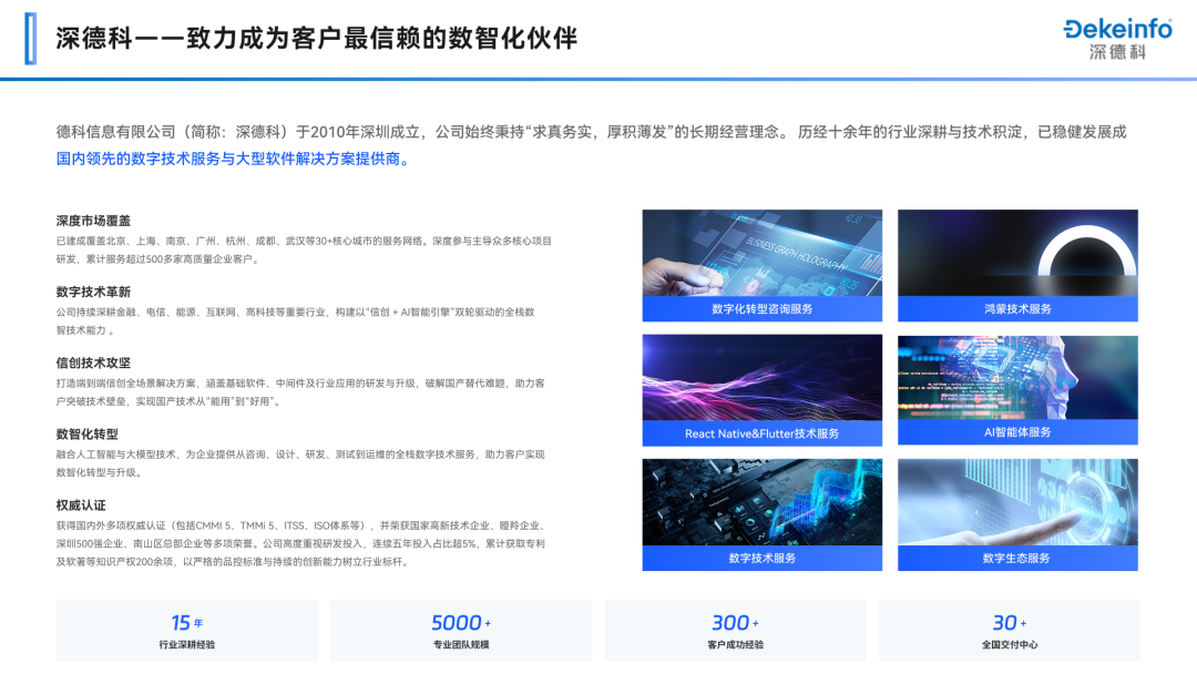 深德科公司概况